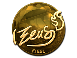 Sticker | Zeus | Katowice 2019 | Gold