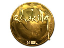 Sticker | zhokiNg | Katowice 2019 | Gold