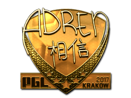 Sticker | AdreN | Krakow 2017 | Gold