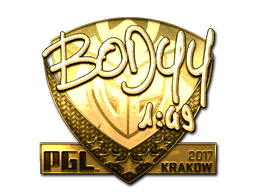 Sticker | bodyy | Krakow 2017 | Gold