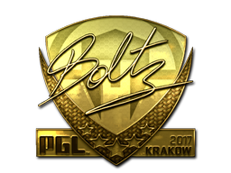 Sticker | boltz | Krakow 2017 | Gold