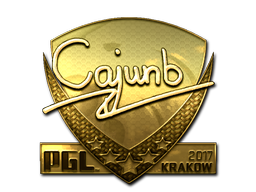 Sticker | cajunb | Krakow 2017 | Gold