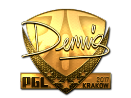 Sticker | dennis | Krakow 2017 | Gold