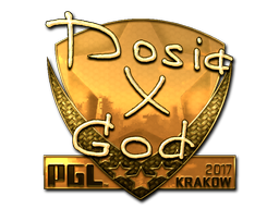 Sticker | Dosia | Krakow 2017 | Gold