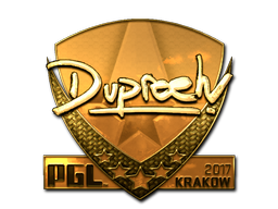 Sticker | dupreeh | Krakow 2017 | Gold