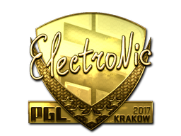 Sticker | electronic | Krakow 2017 | Gold