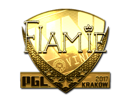 Sticker | flamie | Krakow 2017 | Gold