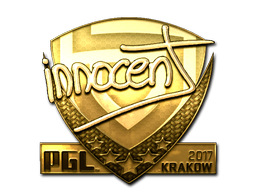Sticker | innocent | Krakow 2017 | Gold