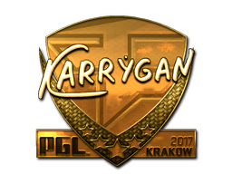 Sticker | karrigan | Krakow 2017 | Gold
