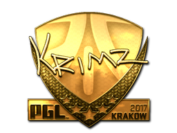 Sticker | KRIMZ | Krakow 2017 | Gold