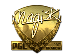 Sticker | Magisk | Krakow 2017 | Gold