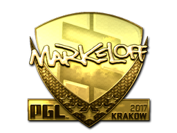 Sticker | markeloff | Krakow 2017 | Gold