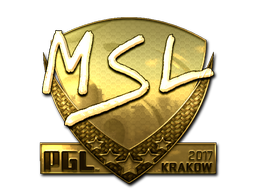 Sticker | MSL | Krakow 2017 | Gold