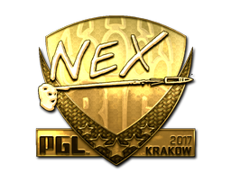 Sticker | nex | Krakow 2017 | Gold