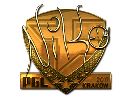 Sticker | NiKo | Krakow 2017 | Gold