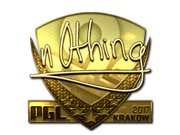 Sticker | n0thing | Krakow 2017 | Gold