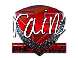 Sticker | rain | Krakow 2017 | Foil