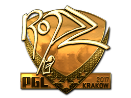 Sticker | ropz | Krakow 2017 | Gold