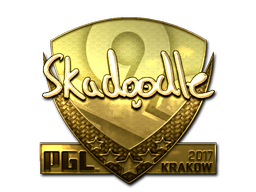 Sticker | Skadoodle | Krakow 2017 | Gold