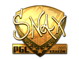 Sticker | Snax | Krakow 2017 | Gold