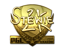 Sticker | Stewie2K | Krakow 2017 | Gold