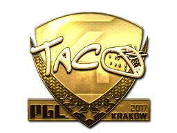 Sticker | TACO | Krakow 2017 | Gold