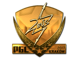 Sticker | Zeus | Krakow 2017 | Gold