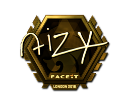 Sticker | aizy | London 2018 | Gold