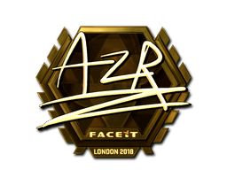 Sticker | AZR | London 2018 | Gold