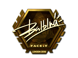 Sticker | balblna | London 2018 | Gold