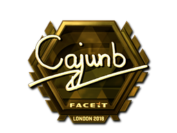 Sticker | cajunb | London 2018 | Gold