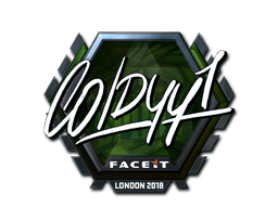 Sticker | COLDYY1 | London 2018 | Foil