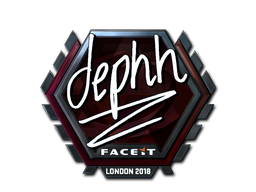 Sticker | dephh | London 2018 | Foil