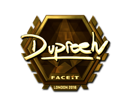 Sticker | dupreeh | London 2018 | Gold
