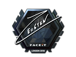 Sticker | Ex6TenZ | London 2018 | Foil