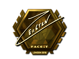 Sticker | Ex6TenZ | London 2018 | Gold