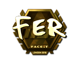 Sticker | fer | London 2018 | Gold