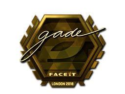 Sticker | gade | London 2018 | Gold