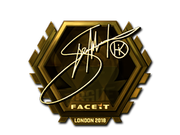Sticker | Hiko | London 2018 | Gold