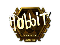 Sticker | Hobbit | London 2018 | Gold