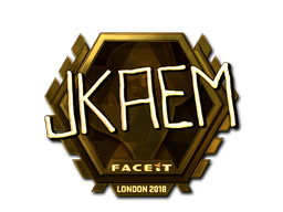 Sticker | jkaem | London 2018 | Gold