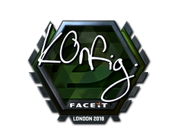 Sticker | k0nfig | London 2018 | Foil