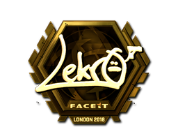 Sticker | Lekr0 | London 2018 | Gold