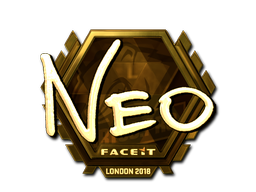 Sticker | NEO | London 2018 | Gold