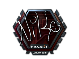 Sticker | NiKo | London 2018 | Foil
