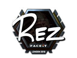 Sticker | REZ | London 2018 | Foil