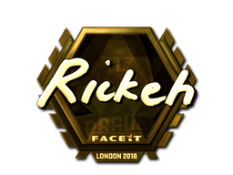 Sticker | Rickeh | London 2018 | Gold