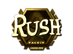 Sticker | RUSH | London 2018 | Gold