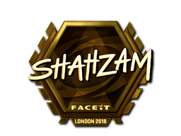 Sticker | ShahZaM | London 2018 | Gold