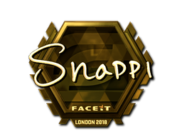 Sticker | Snappi | London 2018 | Gold